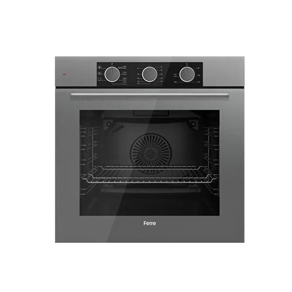 FERRE QXE62CPR FRYART BASIC GRİ ANKASTRE FIRIN