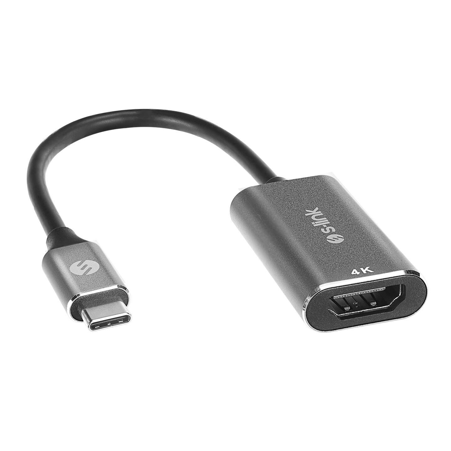S-LINK SWAPP SW-U512 4K GRİ METAL TYPEC TO HDMI ADAPTÖR
