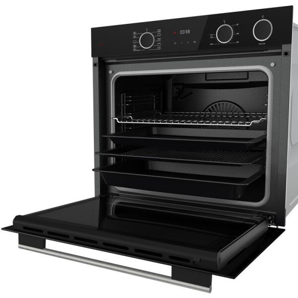 FERRE XE64CS FRYART SİYAH CAM BUHARLI ANKASTRE FIRIN