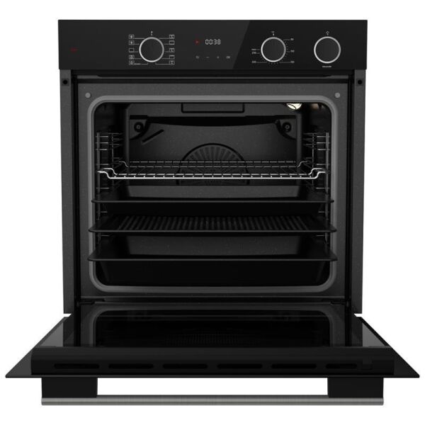 FERRE XE64CS FRYART SİYAH CAM BUHARLI ANKASTRE FIRIN