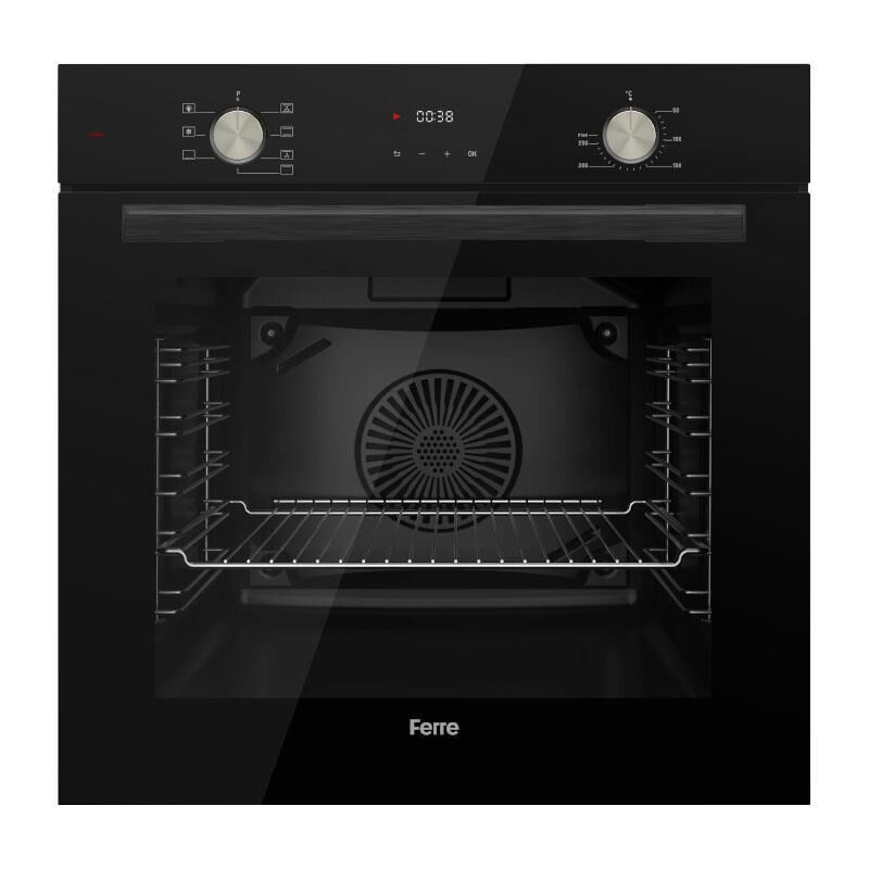 FERRE QXE62CS FRYART BASIC SİYAH ANKASTRE FIRIN