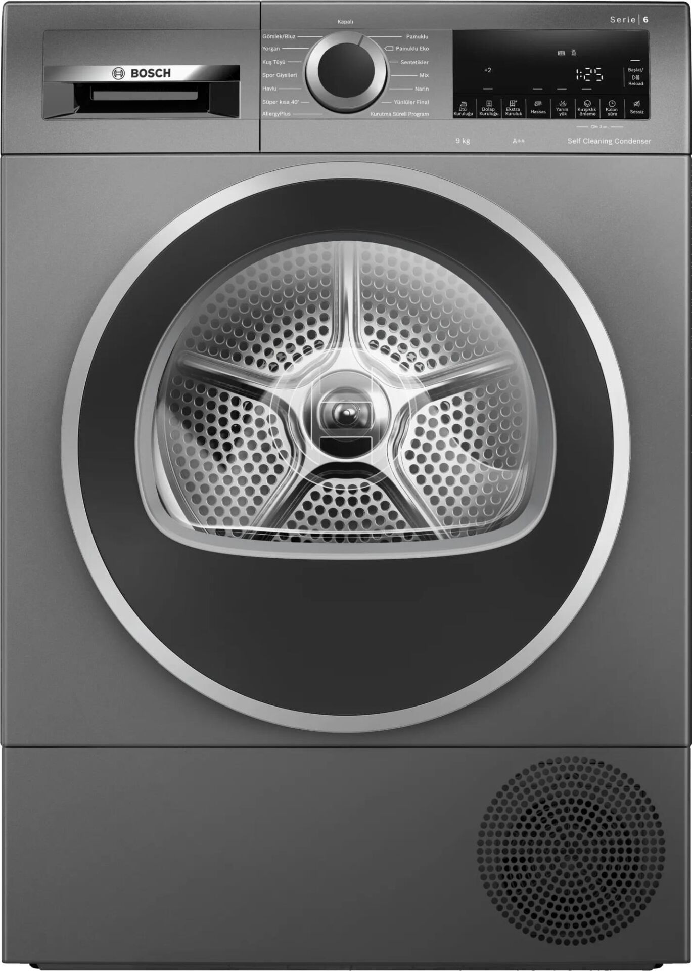 BOSCH WQG2420RTR 9KG KURUTMA MAKİNESİ