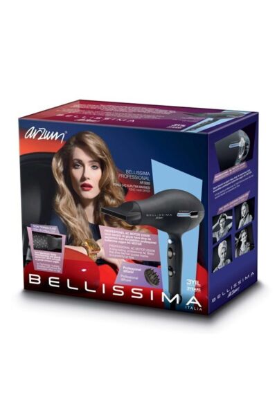 ARZUM AR5003 SİYAH BELLISSIMA PROF.İYONLU SAÇ KURUTMA MAK.