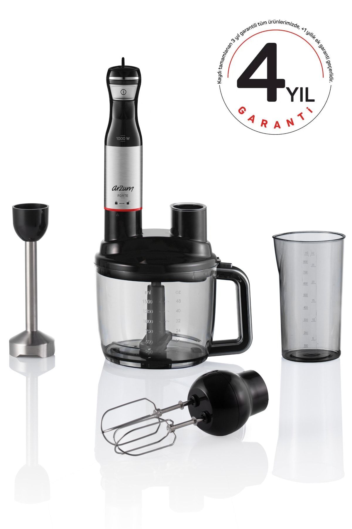 ARZUM AR1157-S FORTE MULTİ BLENDER SETİ SİYAH