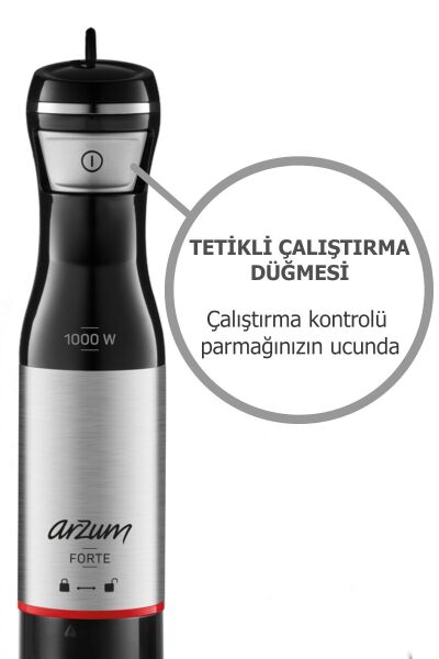 ARZUM AR1157-S FORTE MULTİ BLENDER SETİ SİYAH