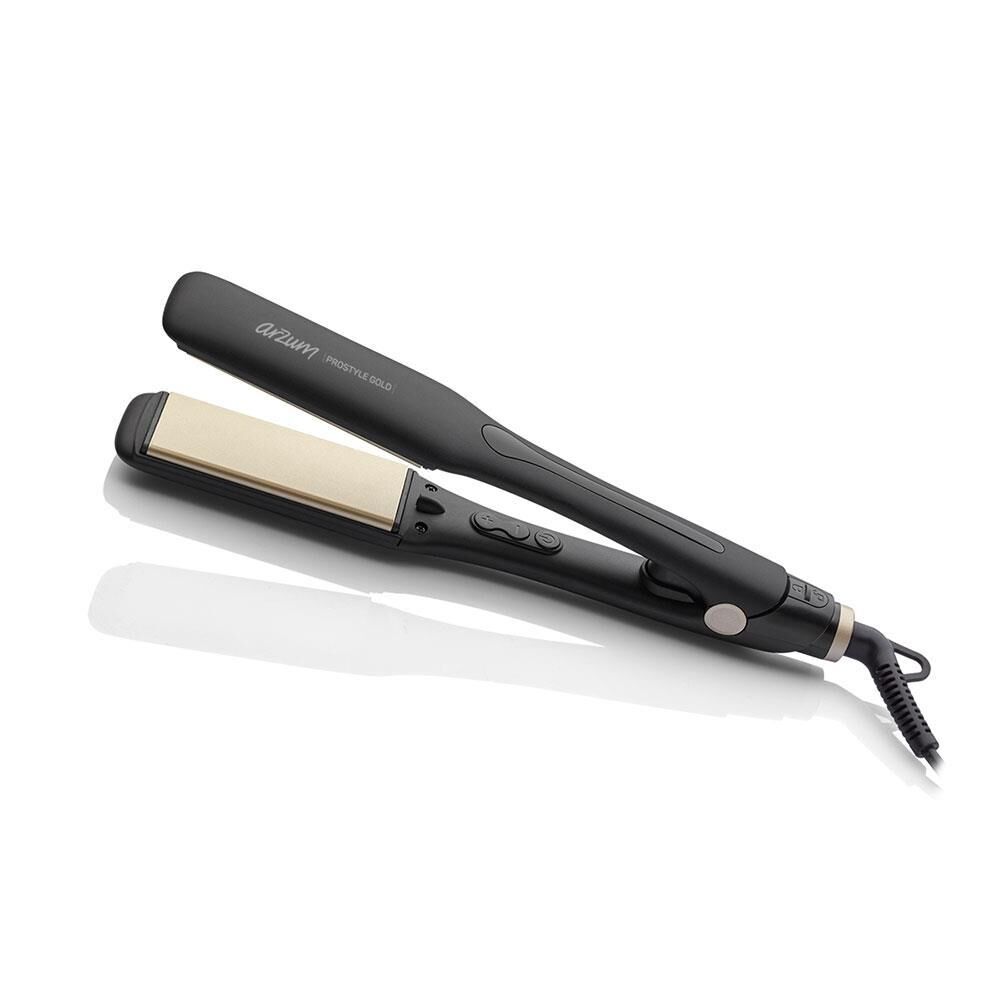 ARZUM AR5081 PROSTYLE GOLD GENİŞ SAÇ DÜZLEŞTİRİCİ SİYAH