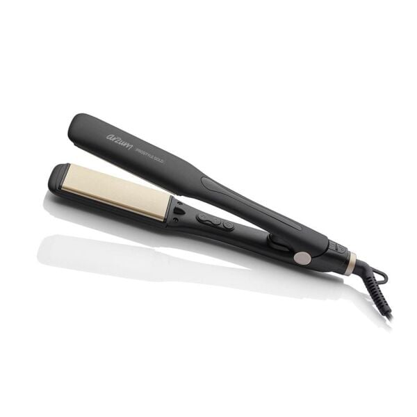 ARZUM AR5081 PROSTYLE GOLD GENİŞ SAÇ DÜZLEŞTİRİCİ SİYAH