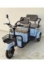 KRAL KR-307 SARİN 3 TEKER ELEKTRİKLİ MOTORSİKLET MAVİ