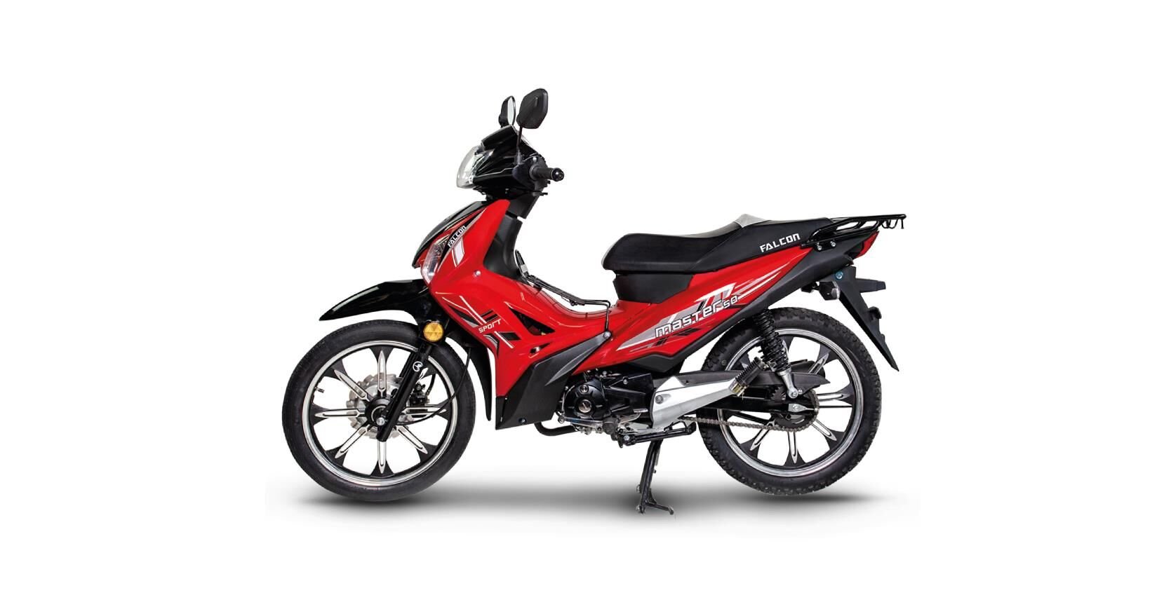 FALCON CUP MASTER 50CC LÜX BENZİNLİ MOTOR KIRMIZI-SİYAH