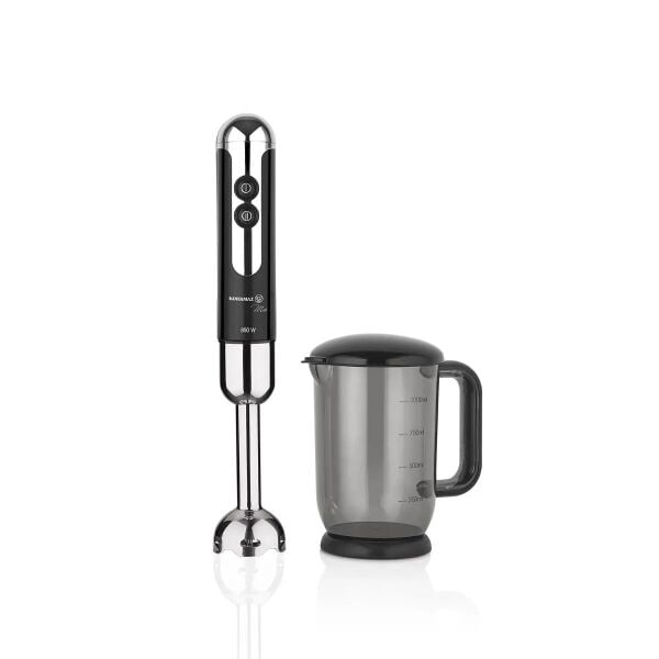 KORKMAZ A446-10 MIA DUO BLENDER SET SİYAH-KROM