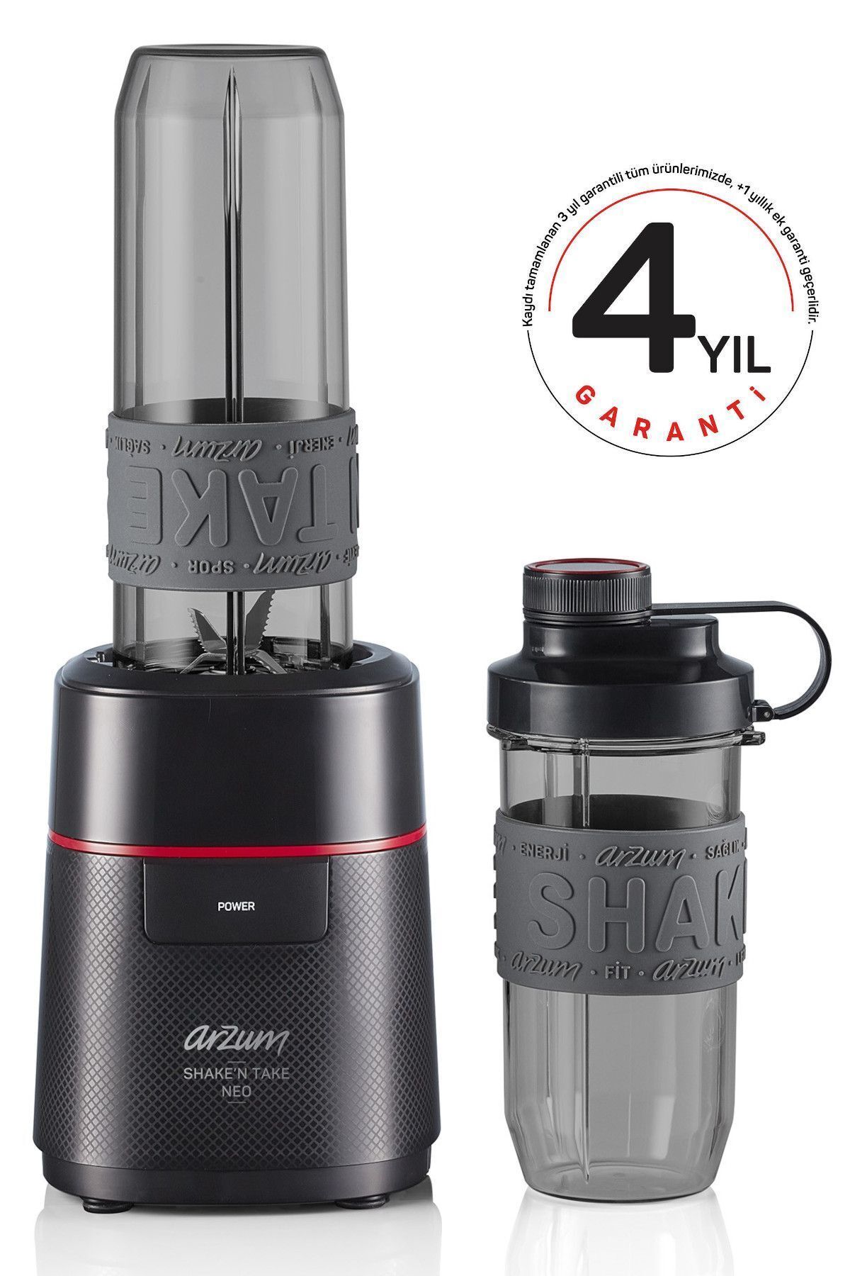 ARZUM AR1147 SİYAH SHAKE'N TAKE NEO KİŞİSEL BLENDER