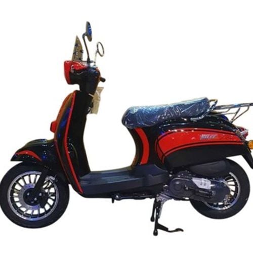 FALCON TURTLE 50 BENZİNLİ SCOOTER KIRMIZI-SİYAH