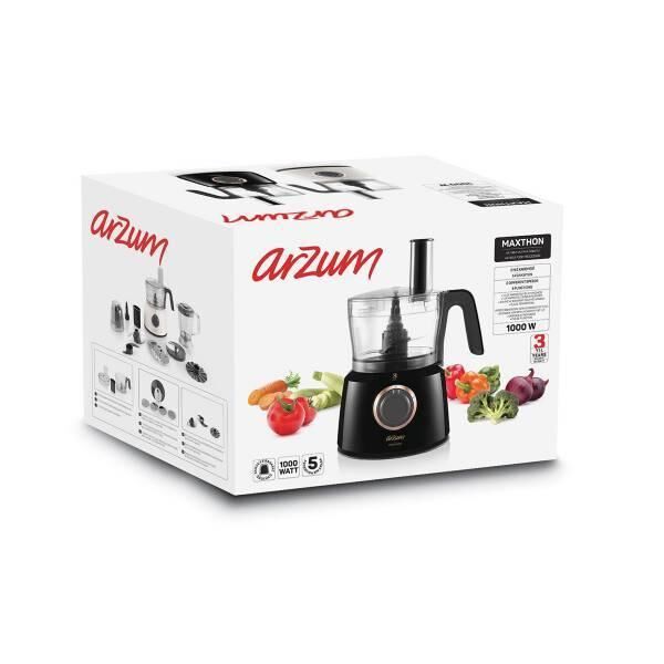 ARZUM AR1064 MAXTHON SİYAH MUTFAK ROBOTU