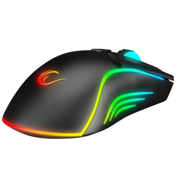 RAMPAGE SMX-R54 VIBE SİYAH AYDINLATMALI GAMING MOUSE