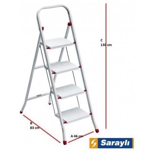 SARAYLI 4 BASAMAKLI PRATİK MERDİVEN(1634)