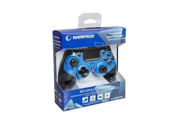 SNOPY RAMPAGE SG-RPS4 PLUS MAVİ BLUETOOTH GAMEPAD