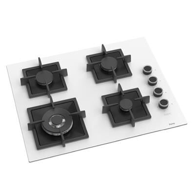 FERRE SC406-WFA BEYAZ FLAME ART 65CM ANKASTRE CAM OCAK