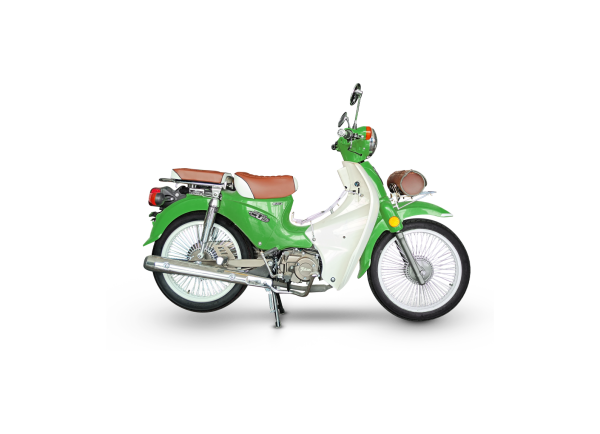 FALCON CUP RETRO 50 İ.BENZİNLİ MOTOR YEŞİL-BEYAZ