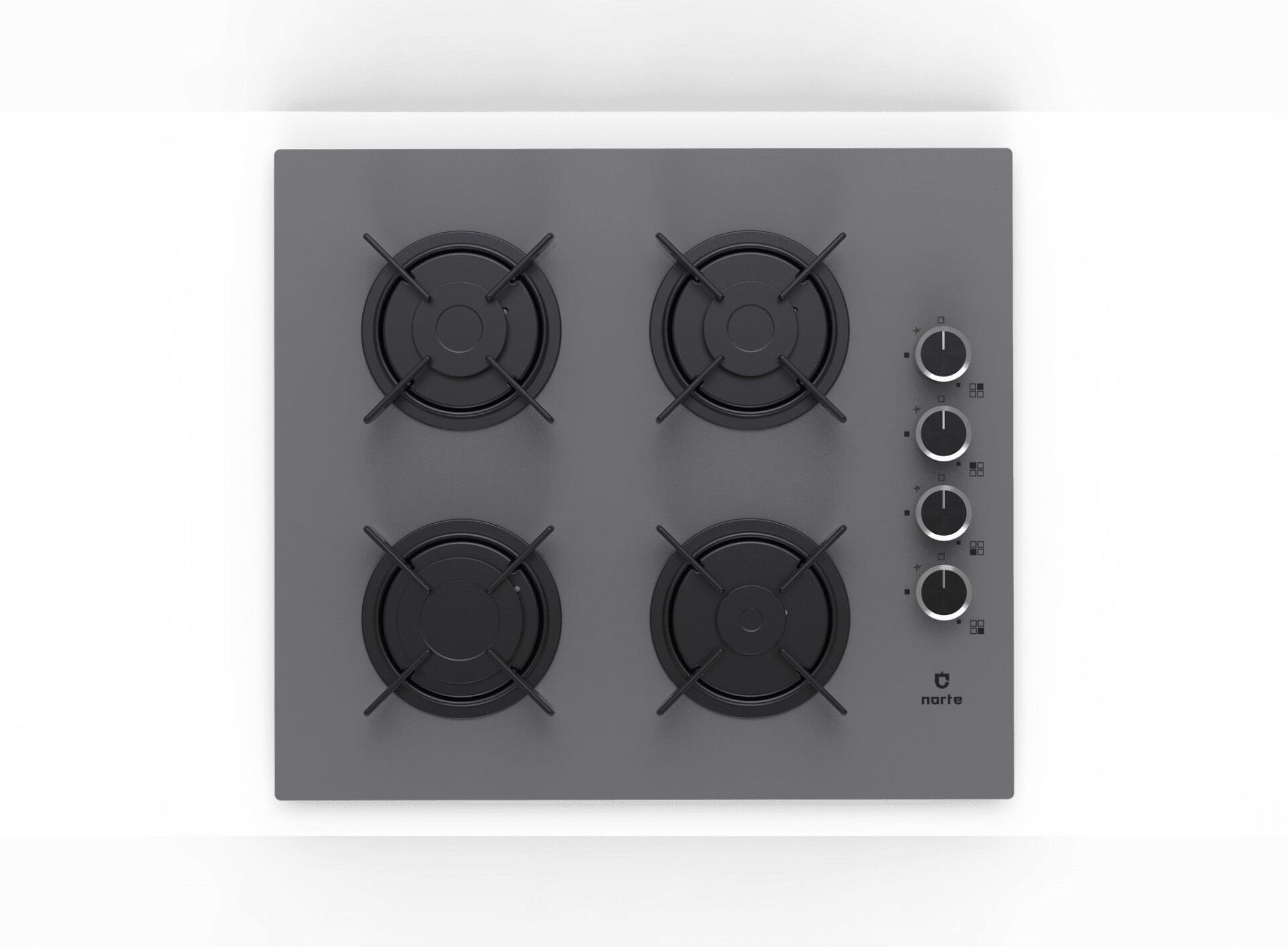 NARTE NT-CG20060S CAM ANKASTRE OCAK GRİ