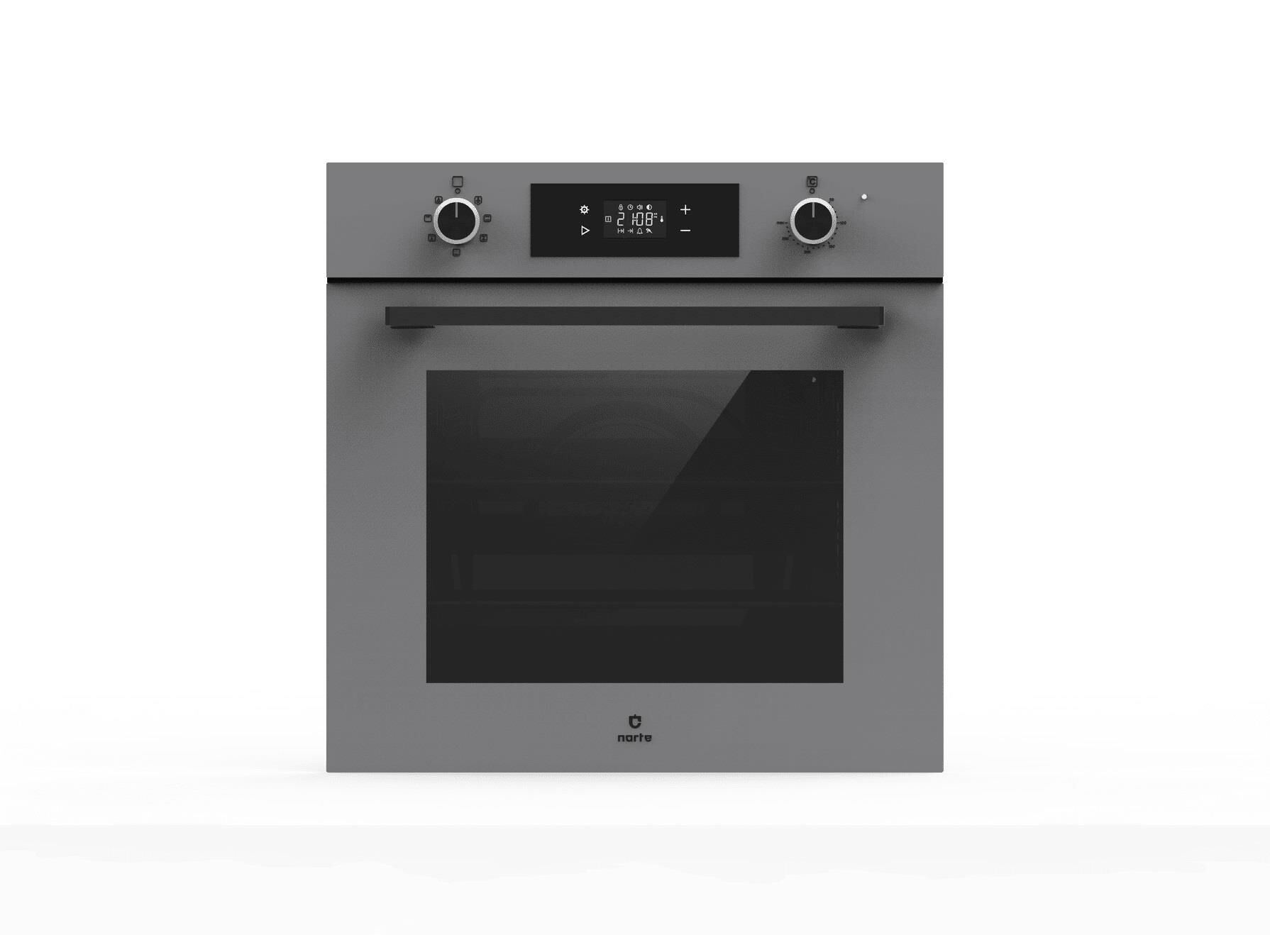 NARTE NT-OV401S CAM ANKASTRE FIRIN GRİ