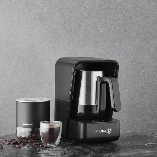 KORKMAZ A863-01 MODERNA KAHVE MAK.GRİ-SATİN