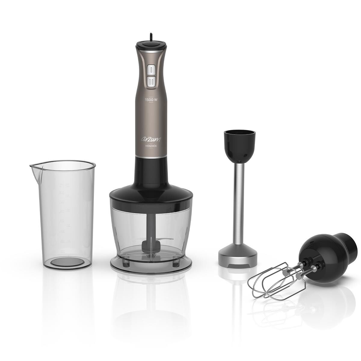 ARZUM AR1138-T MİNİMİX EL BLENDER SETİ TOPRAK