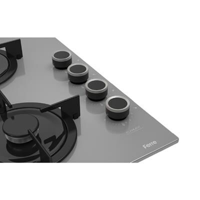 FERRE CS208FA FLAME ART 60 CM GRİ ANKASTRE OCAK