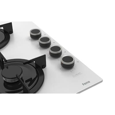 FERRE CS206FA FLAME ART 60 CM BEYAZ ANKASTRE OCAK