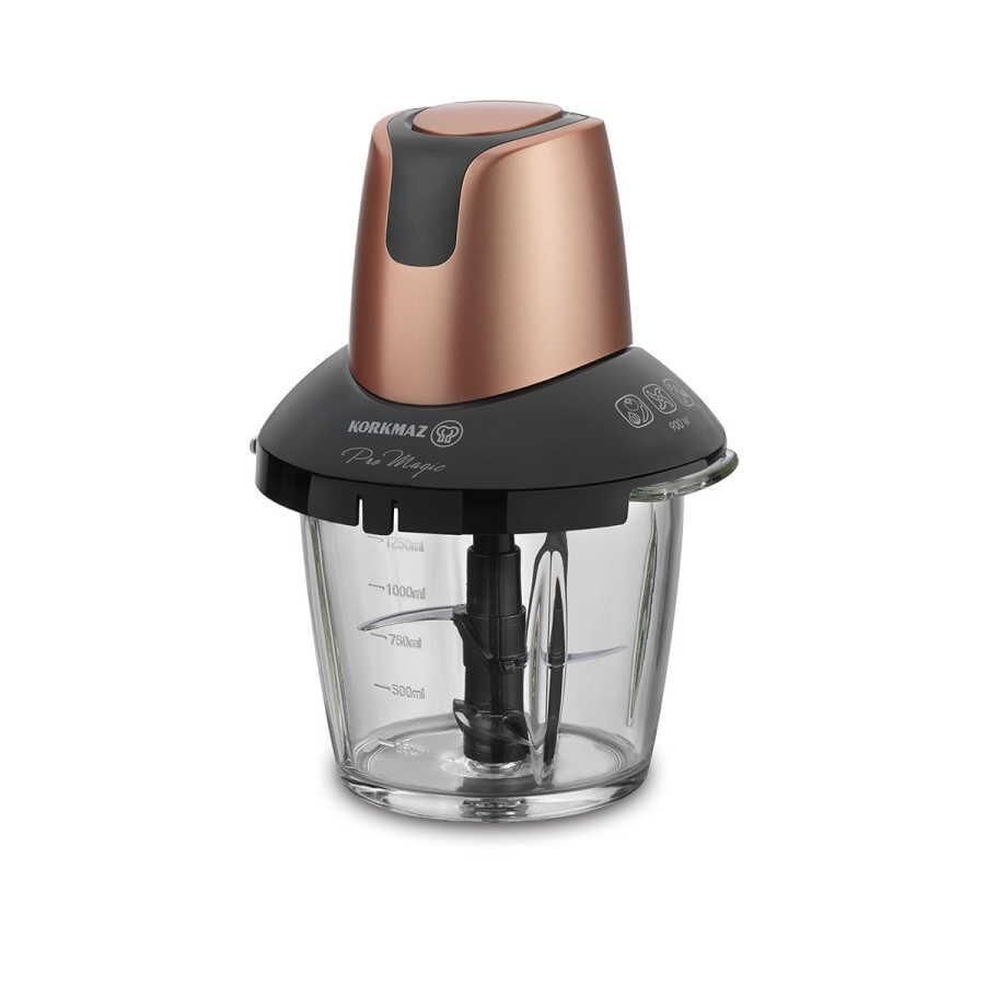 KORKMAZ A460-05 PRO MAGIC 4 BIÇAKLI CAM RASAGOLD-SİYAH