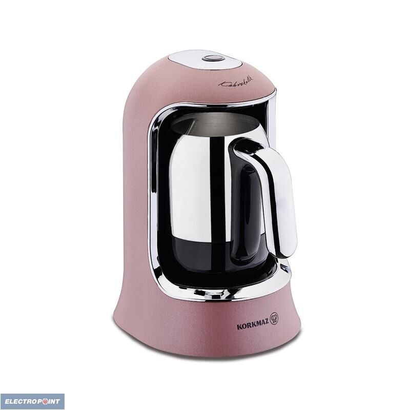 KORKMAZ A860-06 KAHVEKOLİK OTOMATİK KAH.MAK.ROSEGOLD-KROM
