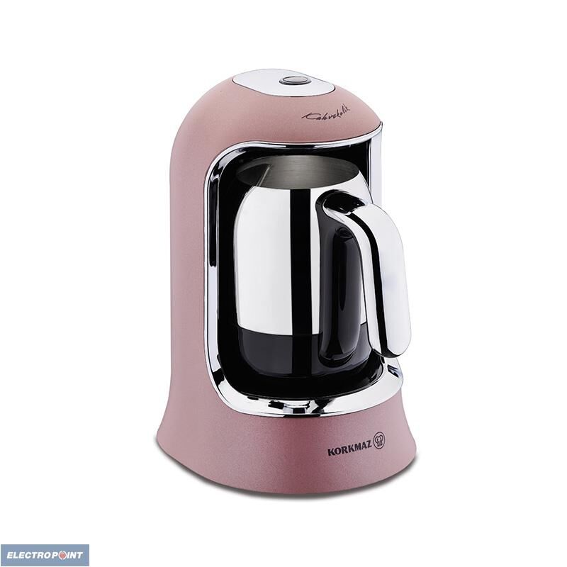 KORKMAZ A860-06 KAHVEKOLİK OTOMATİK KAH.MAK.ROSEGOLD-KROM