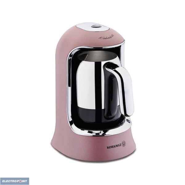 KORKMAZ A860-06 KAHVEKOLİK OTOMATİK KAH.MAK.ROSEGOLD-KROM