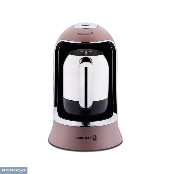 KORKMAZ A860-06 KAHVEKOLİK OTOMATİK KAH.MAK.ROSEGOLD-KROM