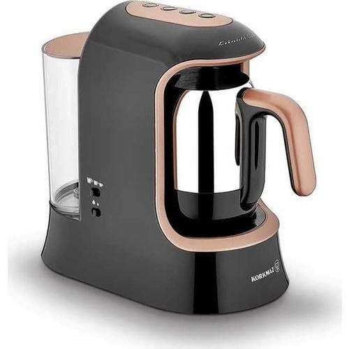 KORKMAZ A862-02 KAHVEKOLİK AQUA KAHVE MAKİNASI SİYAH ROSAGOLD