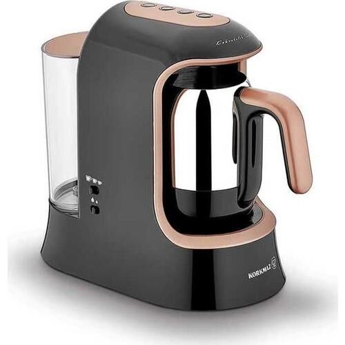 KORKMAZ A862-02 KAHVEKOLİK AQUA KAHVE MAKİNASI SİYAH ROSAGOLD