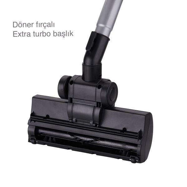 KORKMAZ A902-01 COSMOS PREMIUM ANTRASİT-SİYAH ELEKTRİKLİ SÜPÜRGE