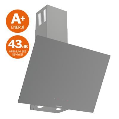 FERRE D079-SILENT ART 60CM ANTRASİT GRİ DAVLUMBAZ