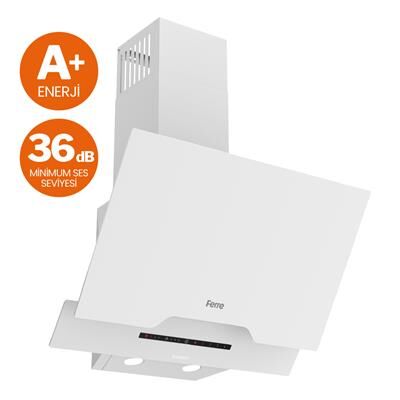FERRE D064-SILENT ART 60CM  BEYAZ DAVLUMBAZ