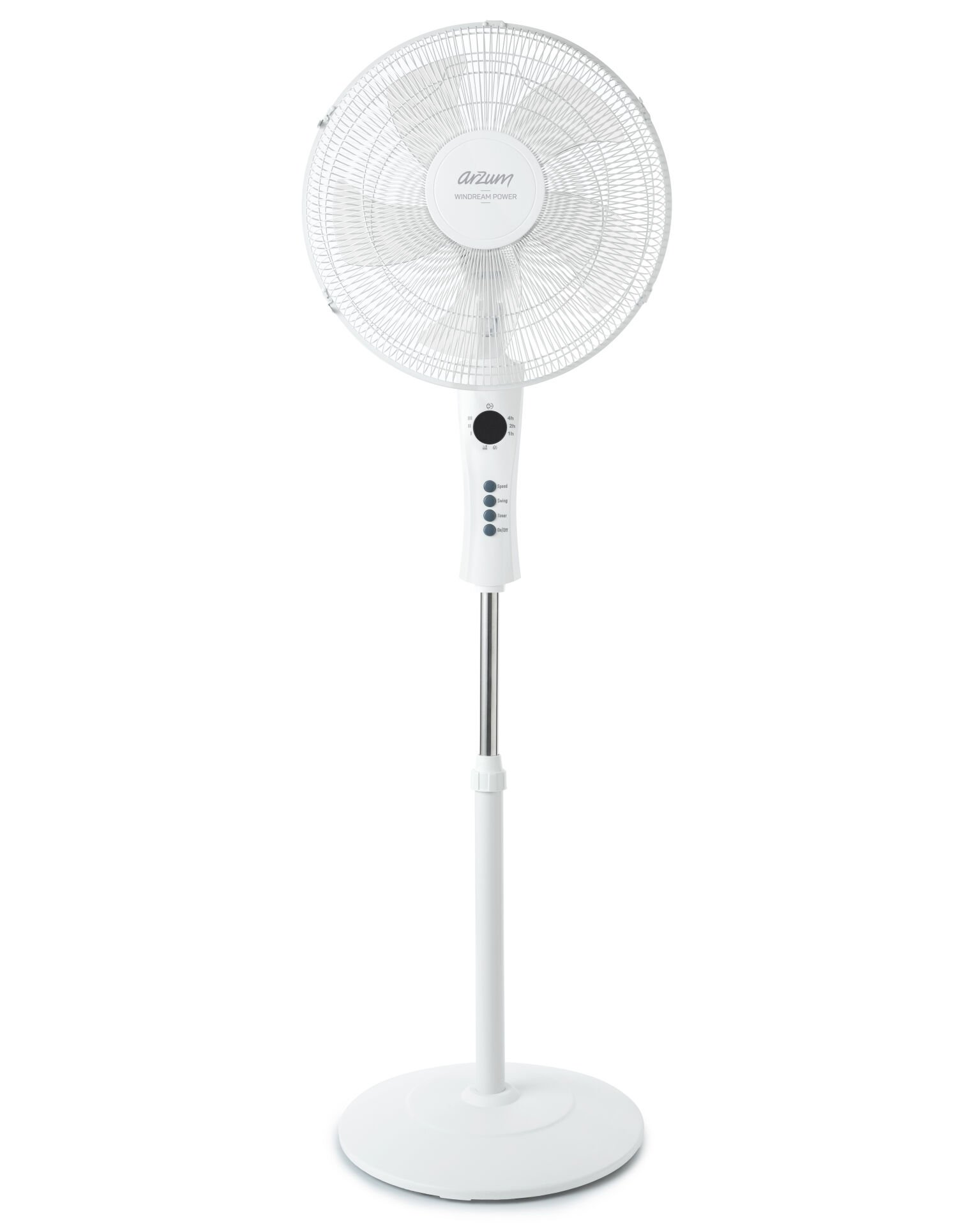 ARZUM AR071-02 WINDREAM POWER UZAKTAN KUMANDALI AYAKLI VANTİLATÖR BEYAZ