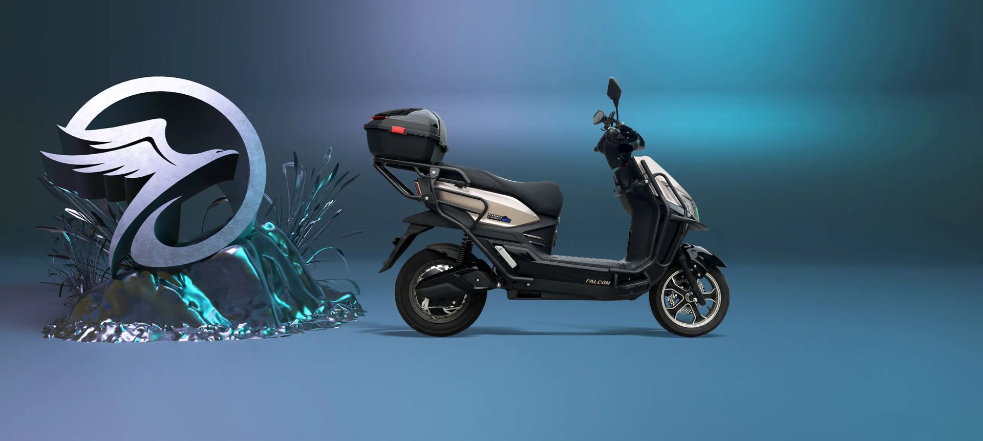 FALCON YUWI G10 BEJ- SİYAH E-BIKE  ELEKTRİKLİ MOTOR