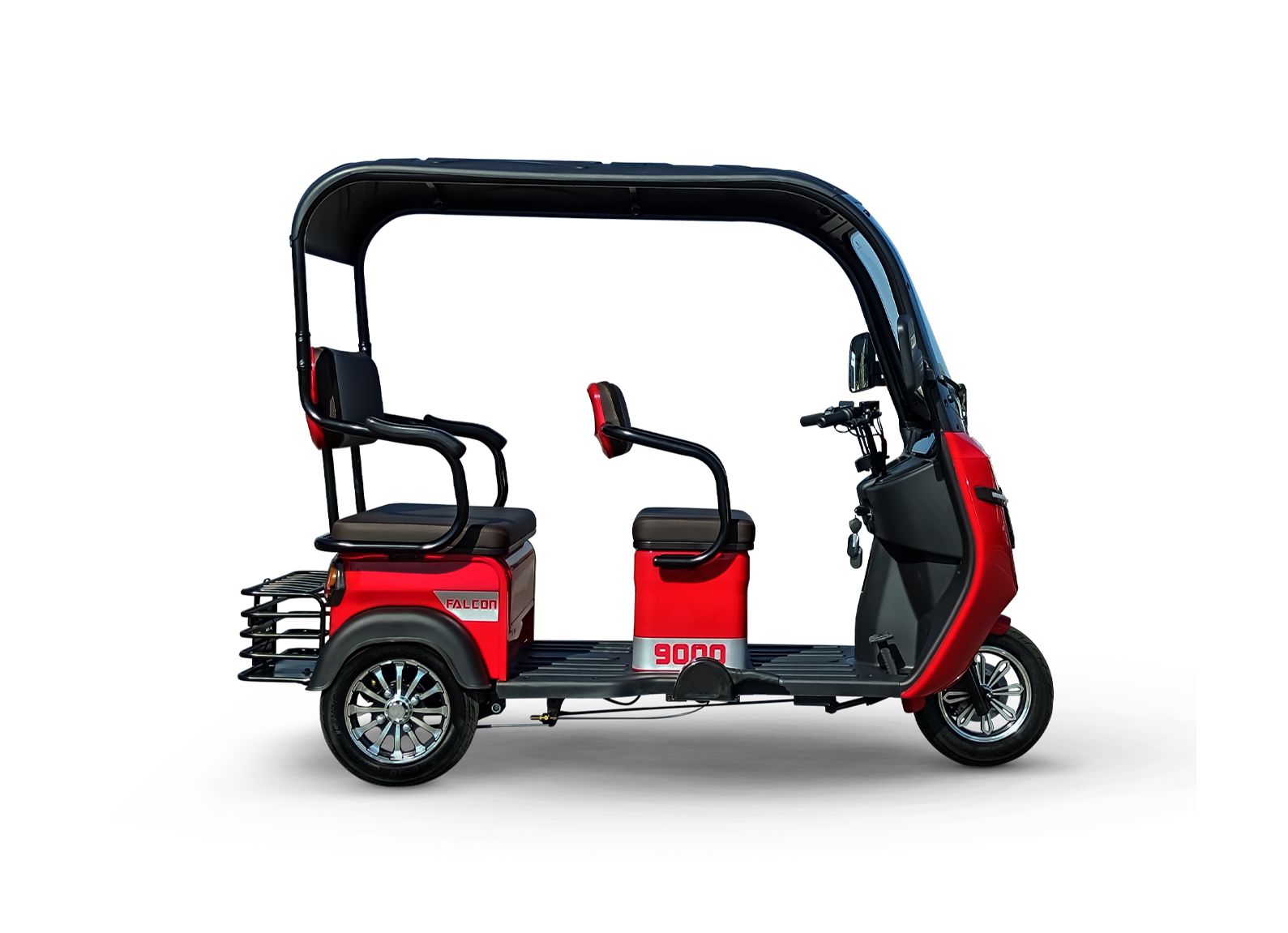 FALCON JULIA 9000 3 TEKER ELEKTRİKLİ MOTORSİKLET KIRMIZI