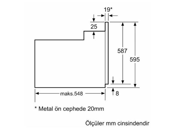 PROFİLO FRMA325S1 ANKASTRE ELEKTRİKLİ FIRIN