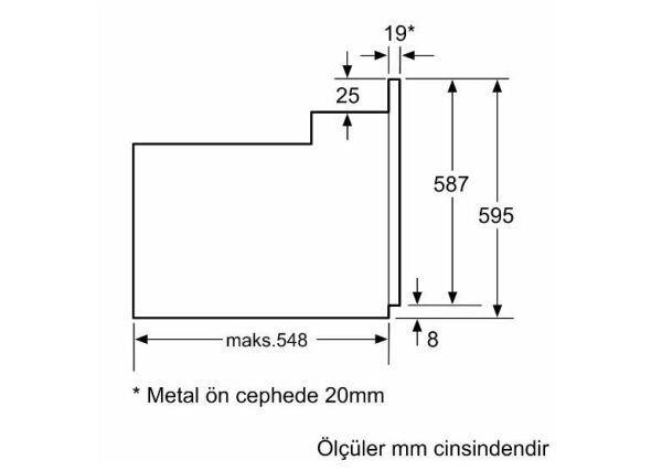 PROFİLO FRMA425B5 ANKASTRE ELEKTRİKLİ FIRIN