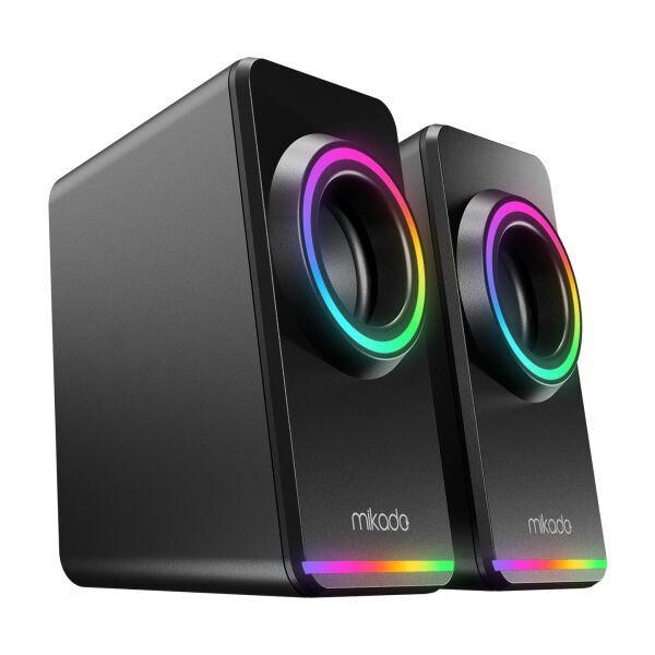 MIKADO MD-182 RGB AYDINLATMALI SPEAKER SİYAH