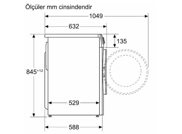 PROFİLO CGA252ZXTR TAM OTAMATİK ÇAMAŞIR MAKİNESİ
