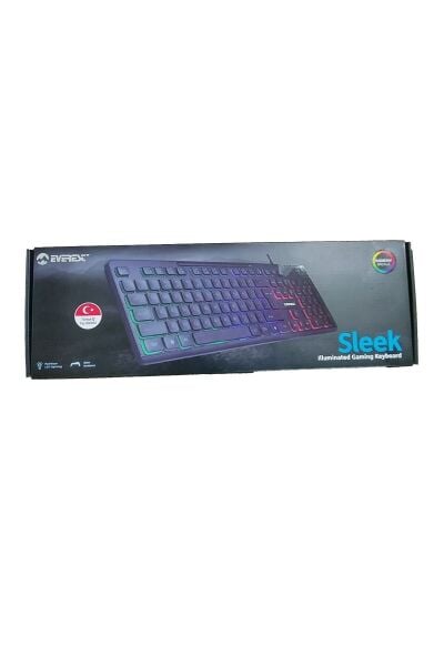 EVEREST KB-120 SLEEK GÖKKUŞAĞI AYDINLATMALI GAMING KLAVYE