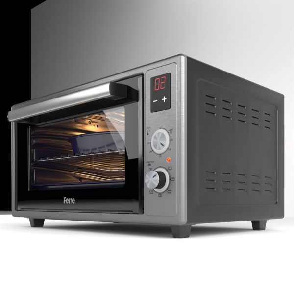FERRE 45-710-ML SİYAH DİJİTAL MİNİ FIRIN