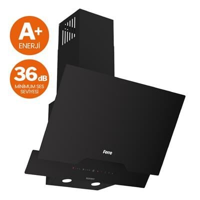 FERRE D063-SILENT SİYAH 60 CM  DAVLUMBAZ