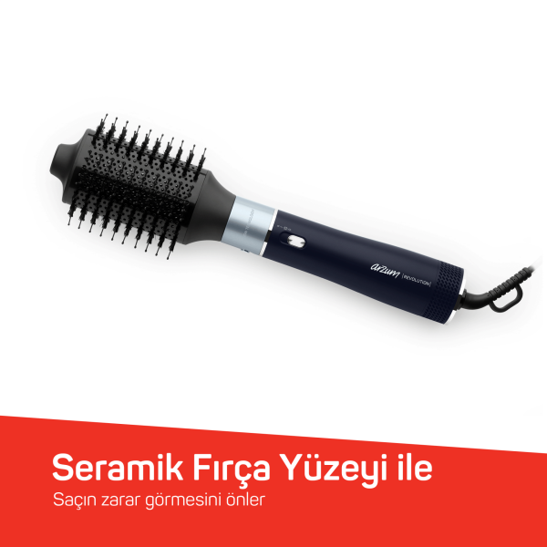 ARZUM AR5162 PLATİN GRİ PRO HAVA ÜFLE.SAÇ ŞEKİLLENDİRİCİ