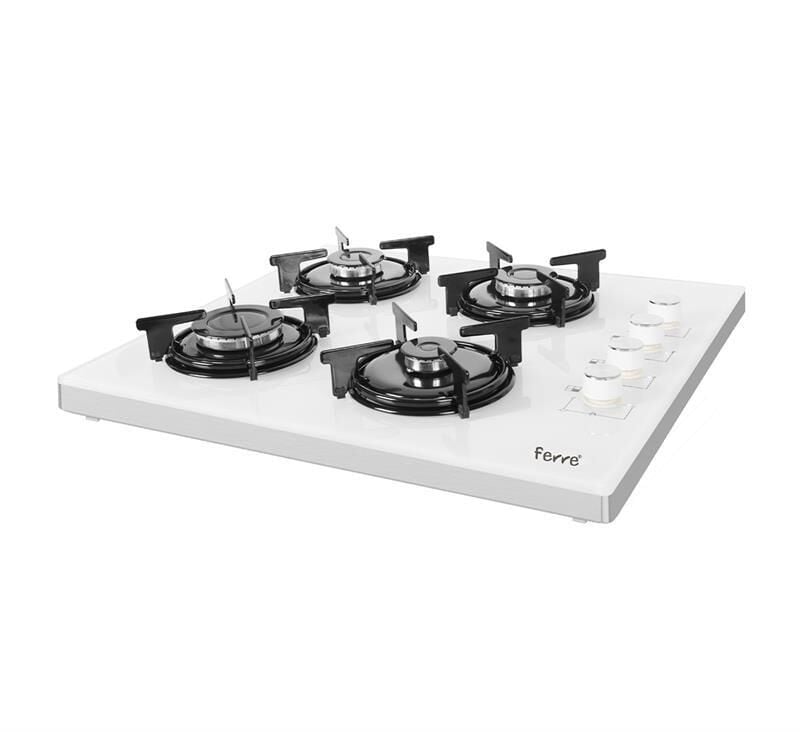 FERRE B 2240CE BEYAZ CAM SET ÜSTÜ OCAK(DGZ)